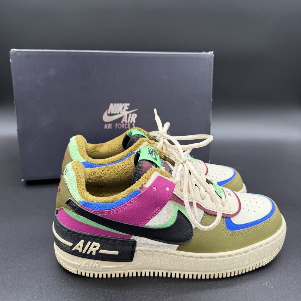Nike Air Force 1 Shadow SE Cactus Flower CT1985-500 Womens Shoes Size 8 OG Box